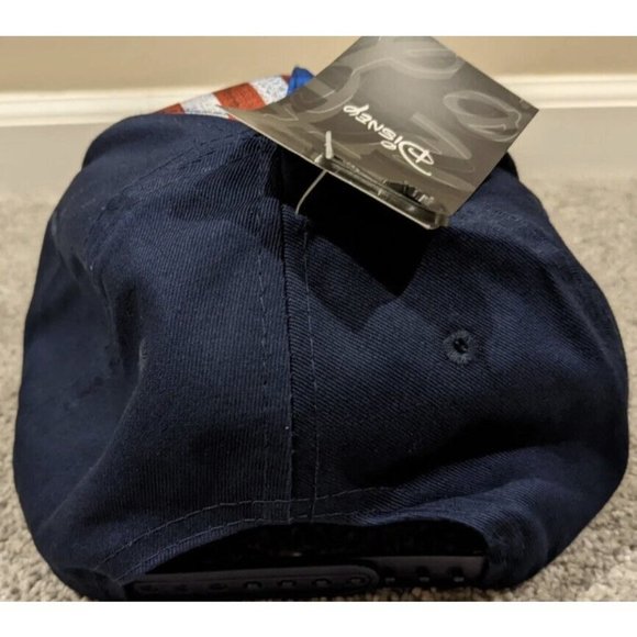 Disney Mickey Mouse American Flag Stars And Stripes Hat Cap Snapback OSFM NWT - Picture 7 of 8
